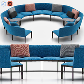 ADD ROUND Sectional Curved Sofa