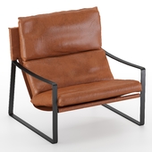David Modern Leather Armchair