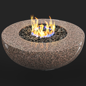 Round Fireplace Table
