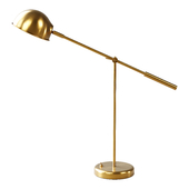 Zara Home - The gold metal table lamp