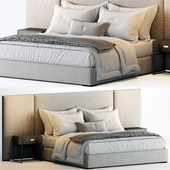 RH Modena Non Tufted Extended Bed