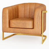 Leathe_gold_Accent_Chair