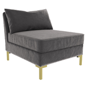 Armchair without armrests Modway Ardent Performance