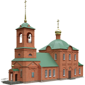 The modern church of Peter and Paul in the Urals