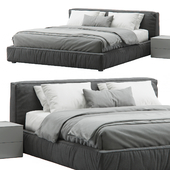 Twist Platform Bed by Rossetto