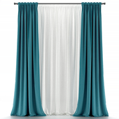 Curtain on the Flemish fold