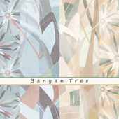 Designer wallpaper BANYAN TREE