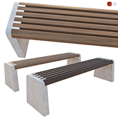 Banc public contemporain FORMA