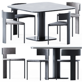 Matera Tavolo Table & Chair Zefir by Baxter