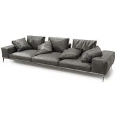 Flexform Lifesteel sofa