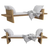 Euclid daybed by McGuire