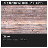 The seamless old wooden planks texture