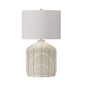 Potterybarn Cambria Rattan Table Lamp