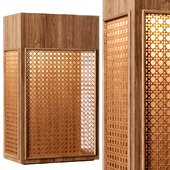 Florence rattan wall lantern FV3 / Настенный светильник из ротанга