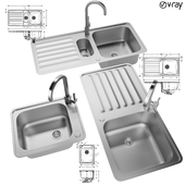 Collection of kitchen sinks 10