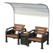 Sports bench for relaxation
