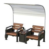 Sports bench for rest 2