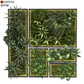 green wall set 088