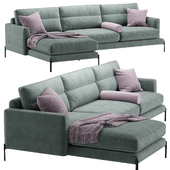 Twin contemporary modular sofa - Calligaris