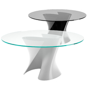 S Table Xavier Lust MDF Italia Glass
