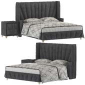 Carlo upholstered bed