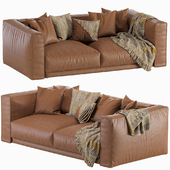 DItre Italia Buble Leather Sofa 2 Seather