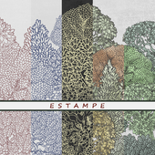 Design wallpaper Estampe pack 4