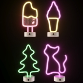 LED Neon Ice Lolly Table Light