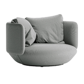 WENTZ Baixa Lounge Chair - Light Gray