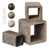 Scratching post house for a cat "Boho" Cat Joy in 3 colors