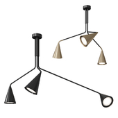 GORDON Lamp A, B, C Conical Diffuser by Corrado Dotti