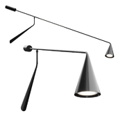 Gordon Wall Conical Diffuser Lamp by Corrado Dotti