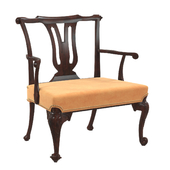 Queen Anne Style Armchair