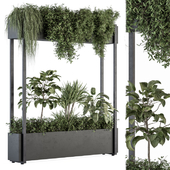 indoor Plant Set 258 - Plant Box Stand