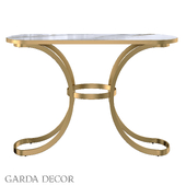 CONSOLE WITH MARBLE GLASS WORKTOP 19-OA-6431 Garda Decor