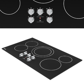 36 Electric Cooktop in Black
