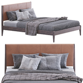 Modern Leather Show Wood Bed By West Elm