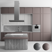 Kitchen №87 "Misty Rose and Gray"