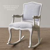 RH | French Vintage Upholstered Rocker