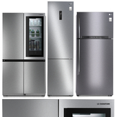 Набор холодильников LG 5