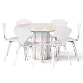 group with round table apriori ST5 120x120 OM