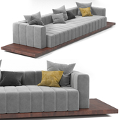 Freeman model three-seater sofa