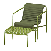Hay Palissade Lounge Chair and Table