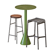 Hay bar table and stools
