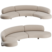 Vao 380 Curved Sofa by Paolo Castelli