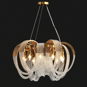 Pelagia Crystal round chandelier small