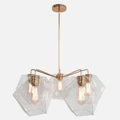 Faceted Chandelier Clear