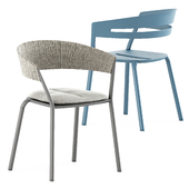 Ria Dining armchair and Dining armchair with woven rope by Fast