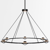 Restoration Hardware ECLATANT ROUND CHANDELIER 48 Black