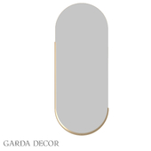 Oval Mirror in Metal Frame (gold) 19-ОА-6385 Garda Decor
